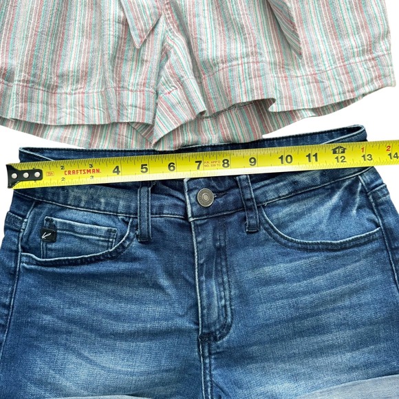 American Eagle Express KanCan Womens Denim Jean Shorts Bundle Size 2 XS Mom High - Picture 6 of 14